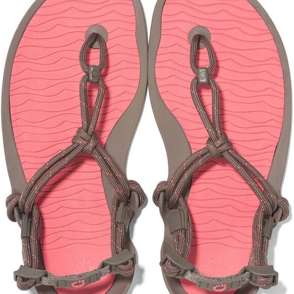 Women's Water Sandal Synthetic Cording Rubber Sole Barefoot Minimalist Support - Picture 4 of 8